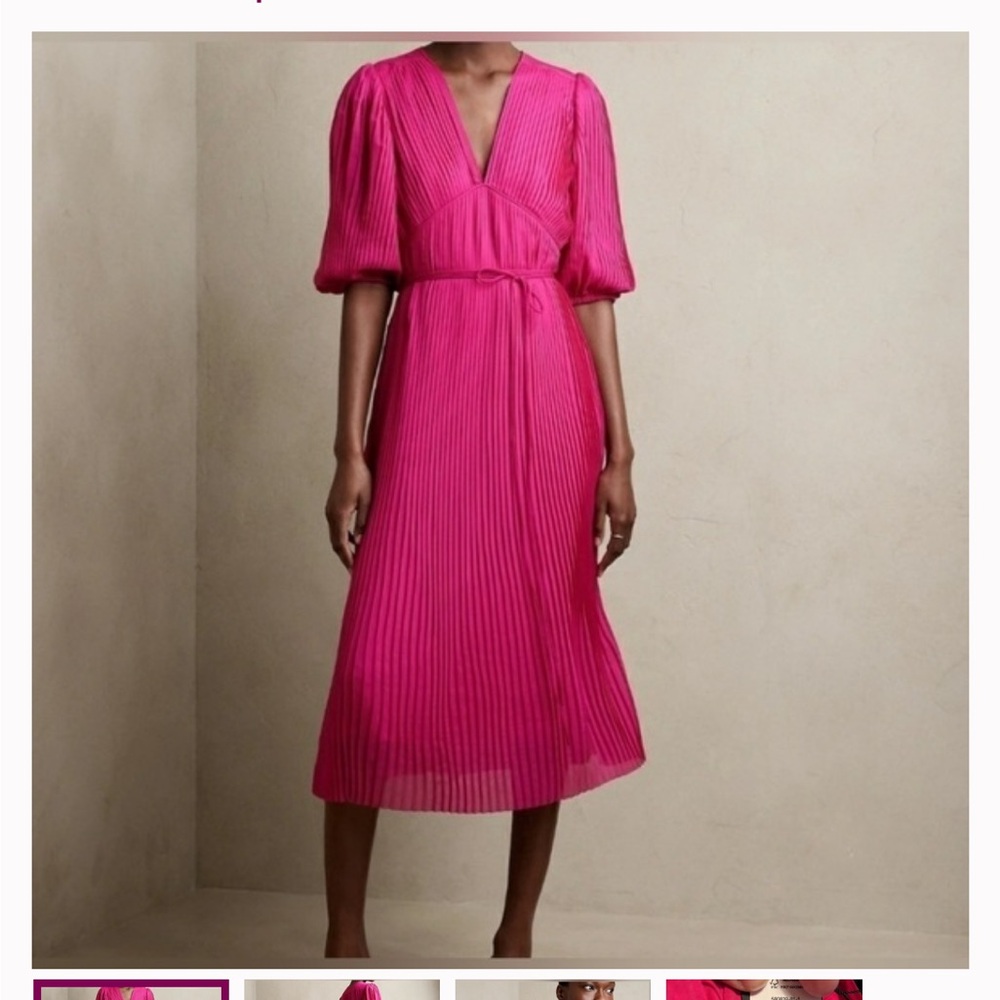 Banana Republic Pleated Dress